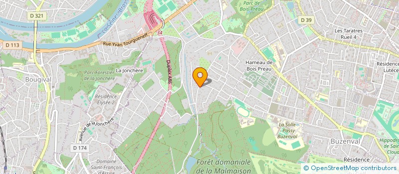 localisation de l'entreprise RESONANCE à RUEIL-MALMAISON