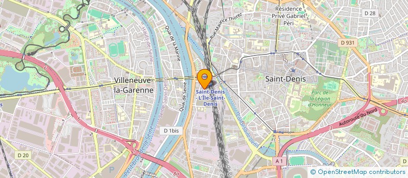 localisation de l'entreprise RESONANCE à SAINT-DENIS