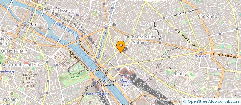 localisation de l'entreprise RESONANCE  PARIS