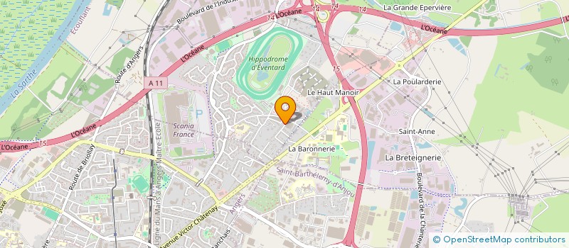 localisation de l'entreprise RESONANCE ARCHITECTURE à ECOUFLANT