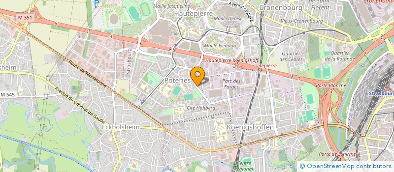 localisation de l'entreprise RESONANCE ET REGENERESCENCE à STRASBOURG