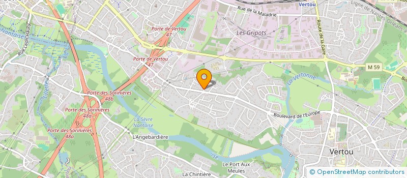 localisation de l'entreprise RESONANCE: FAIRE RESONNER LES MURS EN EGLISE  VERTOU