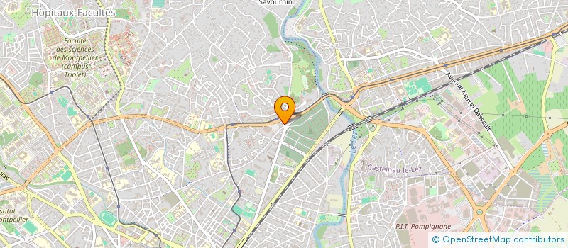 localisation de l'entreprise RESONANCE INTERACTIVE à MONTPELLIER