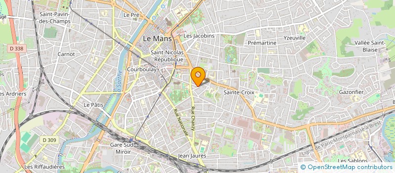 localisation de l'entreprise RESONANCE MAGNETIQUE DU MAINE à LE MANS