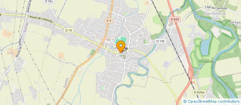 localisation de l'entreprise RESONANCE SONORE à LABARTHE-SUR-LEZE