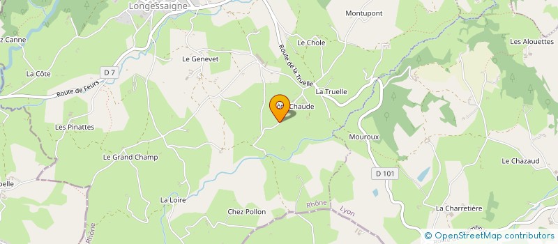 localisation de l'entreprise RESONANCE ZANRCIN  CHAMBOST-LONGESSAIGNE