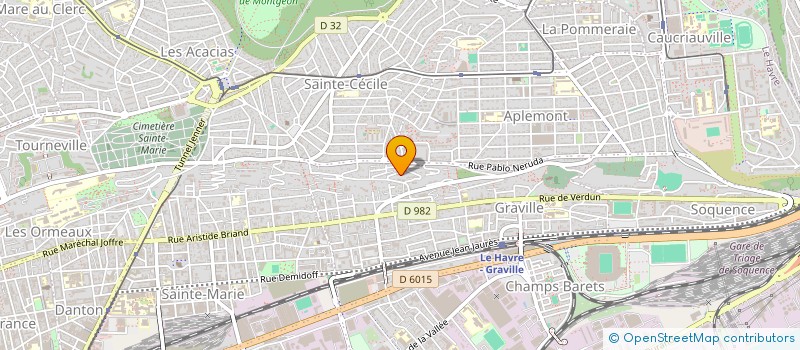 localisation de l'entreprise RESONANCES à LE HAVRE