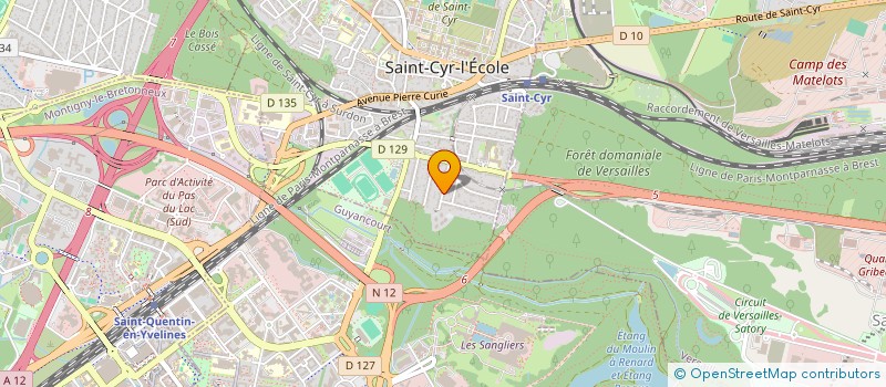 localisation de l'entreprise RESONANCES à SAINT-CYR-L'ECOLE