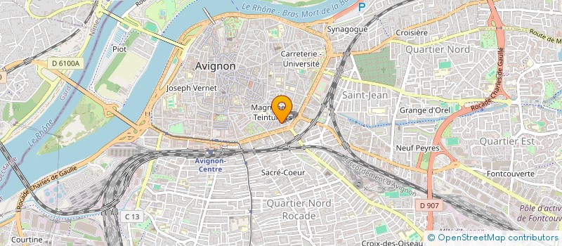 localisation de l'entreprise RESONANCES  AVIGNON