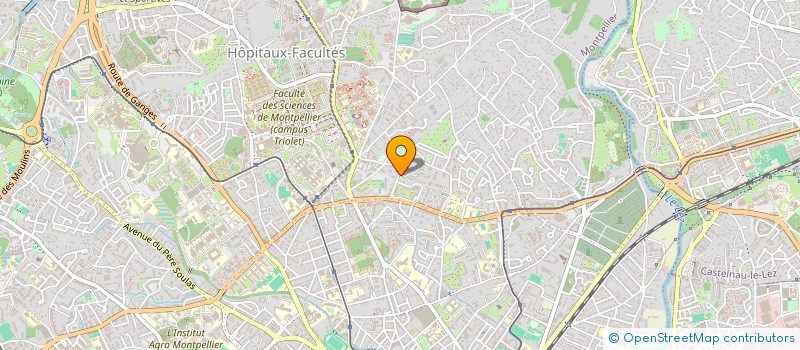 localisation de l'entreprise RESONANCES BAROQUES  MONTPELLIER