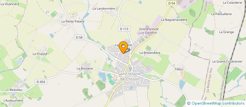 localisation de l'entreprise RESONIA CONSEIL  SAINT-HILAIRE-DE-CLISSON