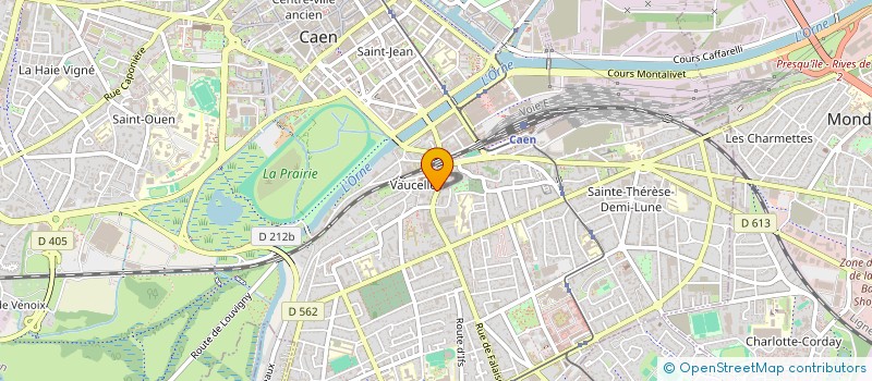 localisation de l'entreprise RESONNANCE à CAEN