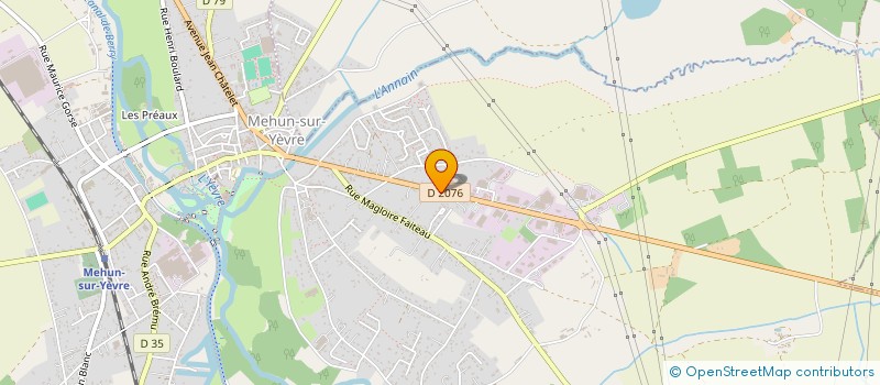 localisation de l'entreprise RESONNANCE  MEHUN-SUR-YEVRE