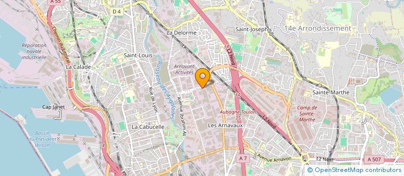 localisation de l'entreprise RESOPARIS à MARSEILLE