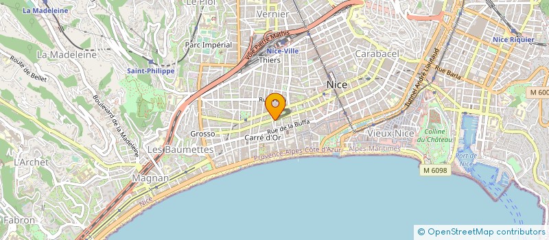localisation de l'entreprise RESORT CLUB MARKETING R.C.M. à NICE
