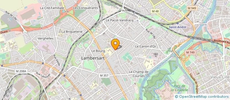 localisation de l'entreprise RESOSYS  LAMBERSART