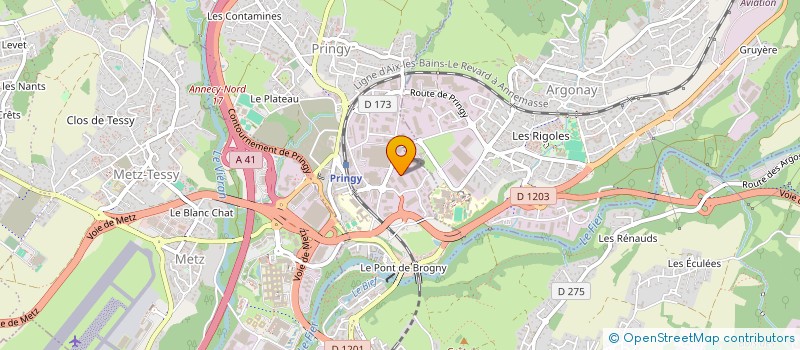 localisation de l'entreprise RESOTEL à ANNECY