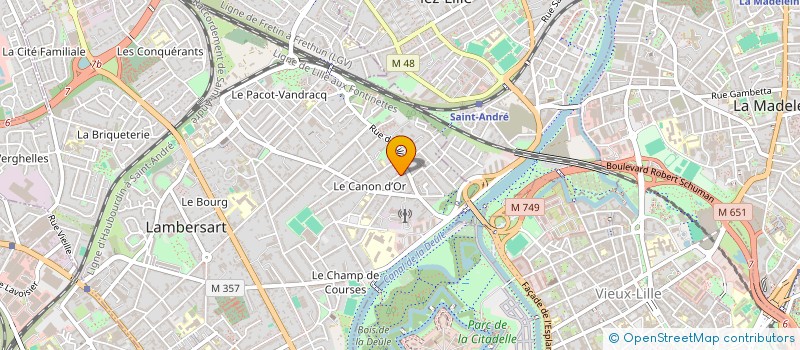 localisation de l'entreprise RESOTONIC à LAMBERSART
