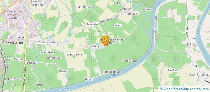 localisation de l'entreprise RESOTOPO  MOISSAC