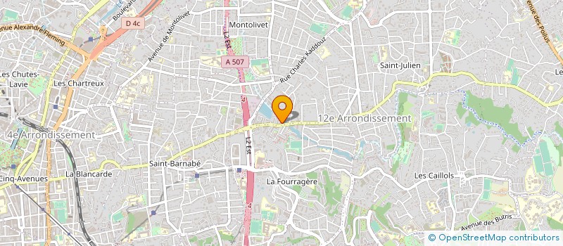 localisation de l'entreprise RESOTRANS à MARSEILLE