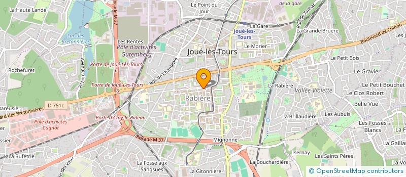 localisation de l'entreprise RESOUDRE à JOUE-LES-TOURS
