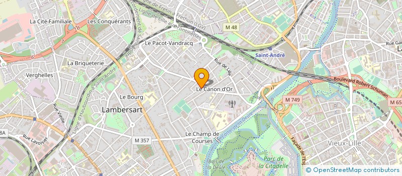 localisation de l'entreprise RESOUDRE INGENIEURS CONSEILS à LAMBERSART