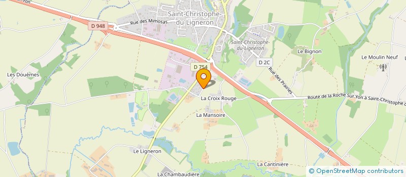 localisation de l'entreprise RESOUTOU  SAINT-CHRISTOPHE-DU-LIGNERON
