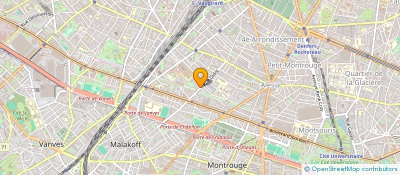 localisation de l'entreprise RESPADD RESEAU DES ETABLISSEMENTS DE SANTE POUR LA PREVENTION DES ADDICTIONS à VILLEJUIF