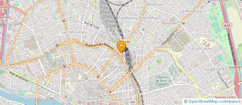 localisation de l'entreprise RESPAIX SOCIETE. à TOULOUSE
