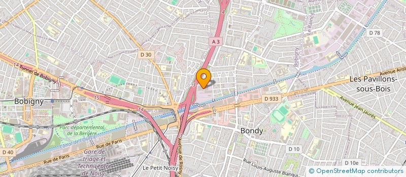 localisation de l'entreprise RESPECT  BONDY