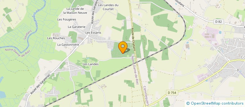 localisation de l'entreprise RESPECT'ARBRES  NOTRE-DAME-DE-RIEZ