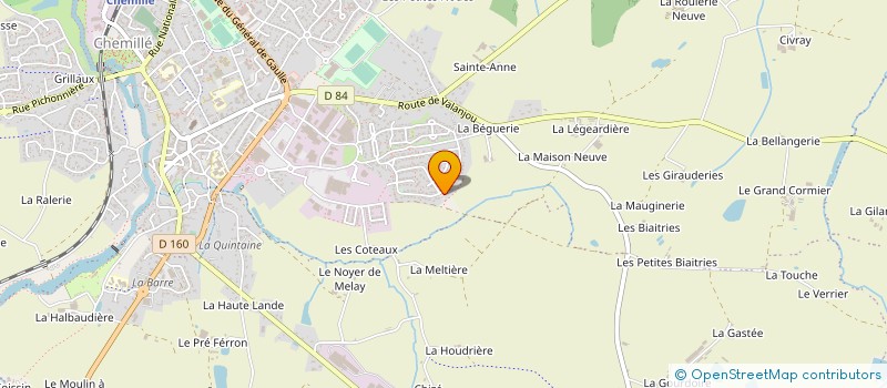 localisation de l'entreprise RESPECT GOURMAND à CHEMILLE-EN-ANJOU