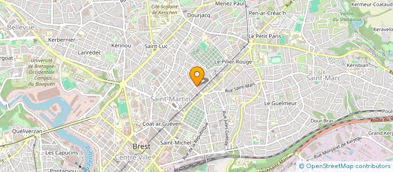 localisation de l'entreprise RESPECT O à BREST