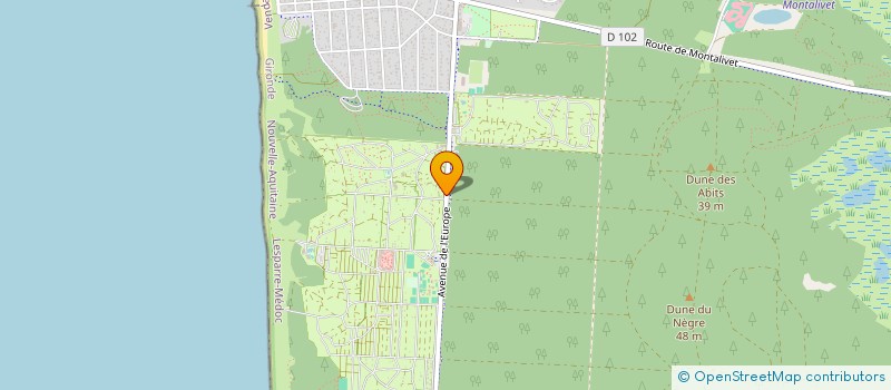 localisation de l'entreprise RESPECT-SANTE-NATURE (RSN)  VENDAYS-MONTALIVET