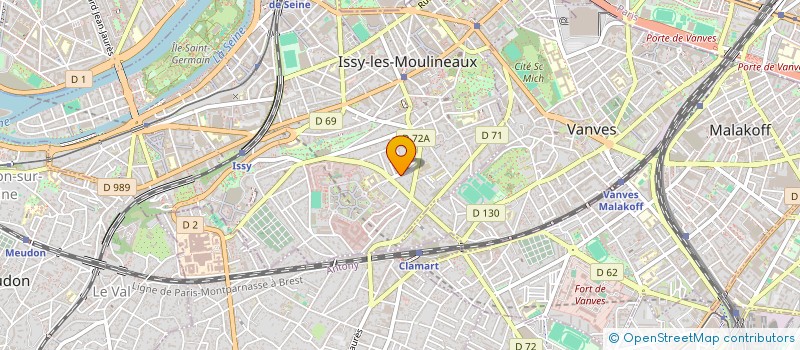 localisation de l'entreprise RESPECTA à ISSY-LES-MOULINEAUX