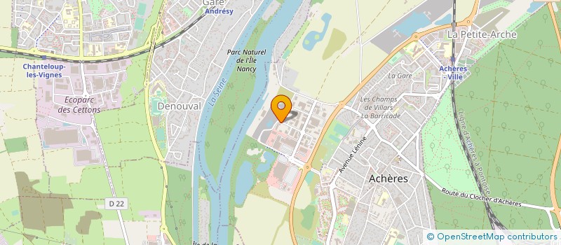 localisation de l'entreprise RESPEKT à ACHERES