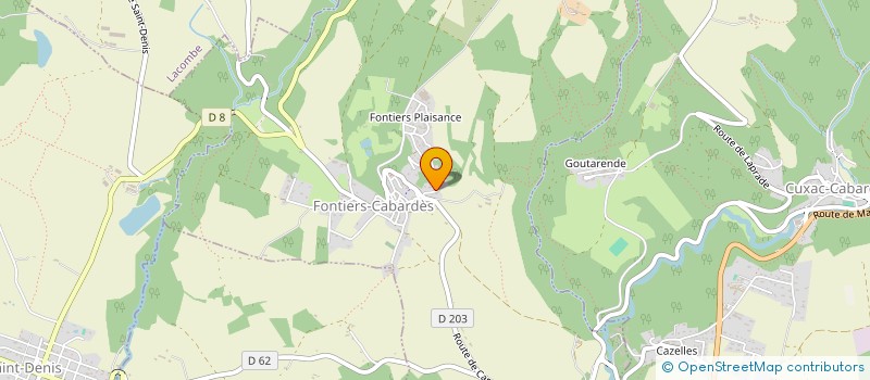 localisation de l'entreprise RESPIMMO  FONTIERS-CABARDES