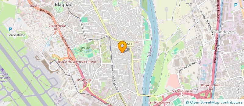 localisation de l'entreprise RESPIR'  BLAGNAC