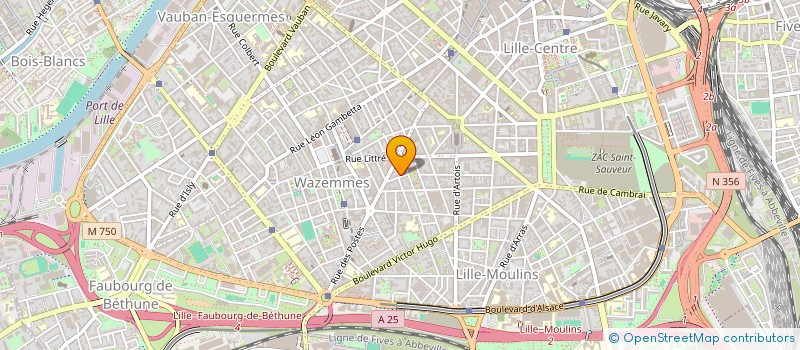 localisation de l'entreprise RESPIRACTIONS  LILLE