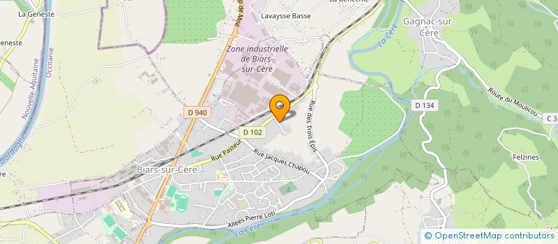 localisation de l'entreprise RESPIRE à BIARS-SUR-CERE
