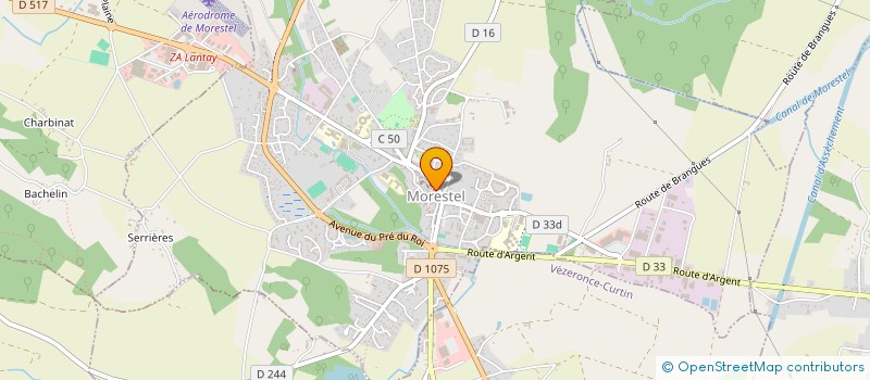 localisation de l'entreprise RESPIRE CYCLES ET CAFE  MORESTEL