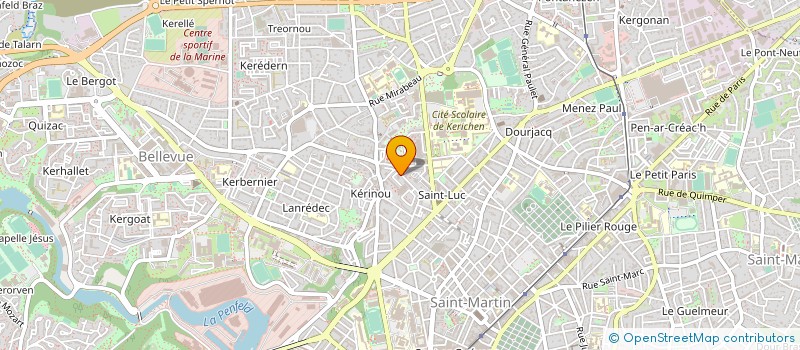 localisation de l'entreprise RESPIRE ET BOUGE A BREST à BREST