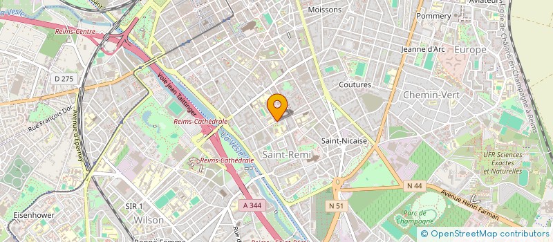 localisation de l'entreprise RESPIRE & GIGOTE  REIMS