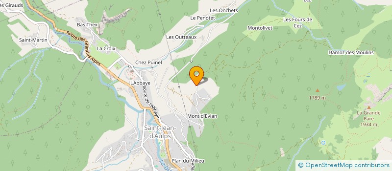 localisation de l'entreprise RESPIRE TOUT EST PARFAIT  SAINT-JEAN-D'AULPS