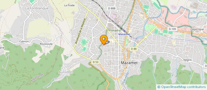 localisation de l'entreprise RESPIRER A MAZAMET BREATHE IN MAZAMET RESPIRER EN MONTAGNE NOIRE  MAZAMET