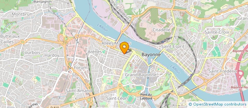 localisation de l'entreprise RESPLANDY à BAYONNE