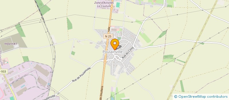 localisation de l'entreprise RESPO  POULAINVILLE