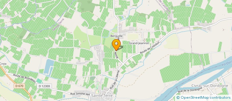 localisation de l'entreprise RESPONSIA RH  SAINTE-TERRE