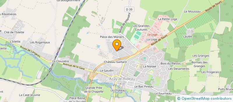 localisation de l'entreprise RESPONSIVE IT  AZAY-LE-RIDEAU