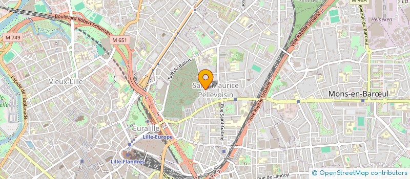 localisation de l'entreprise RESPORT  FACHES-THUMESNIL